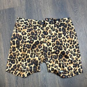 Cremieux women’s cheetah shorts